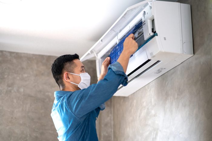Air conditioner cleaning bangkok - aircon AC fix repair install service